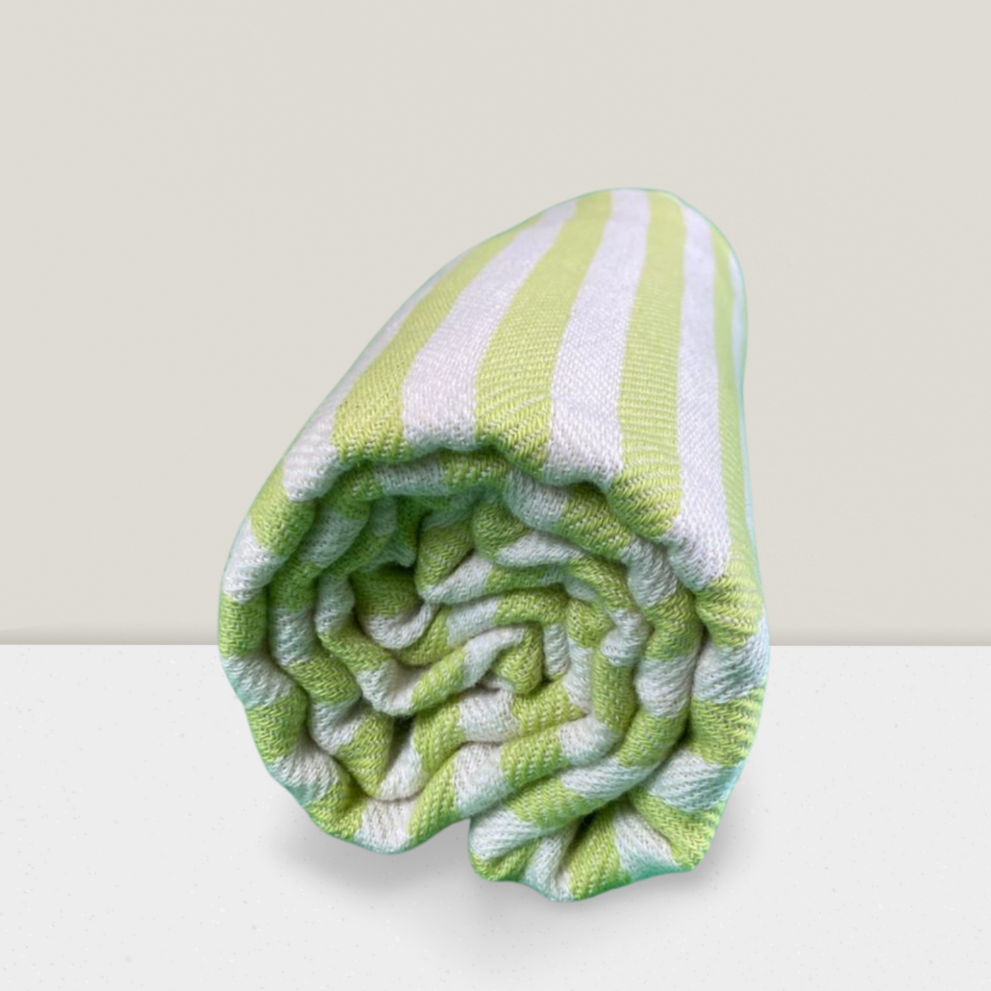 Stripes Hammam Towel Pistachio Green H for Hammam Turkish Hammam